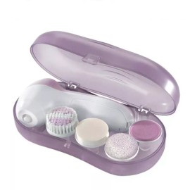 brush system New 4-in-1 Electric Facial & Body Brush Spa Cleaning System w/ Travel Case in US