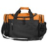 DALIX 17" Duffle Bag Dual Front Mesh Pockets in Orange
