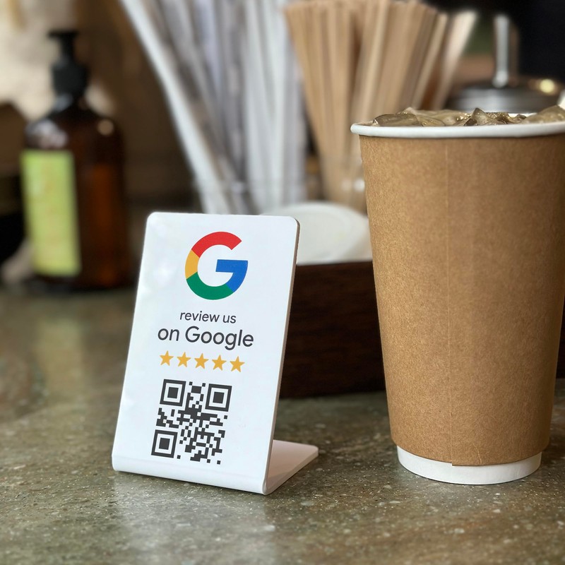 ProsperQR - Google Review Stand - NFC & QR Code,