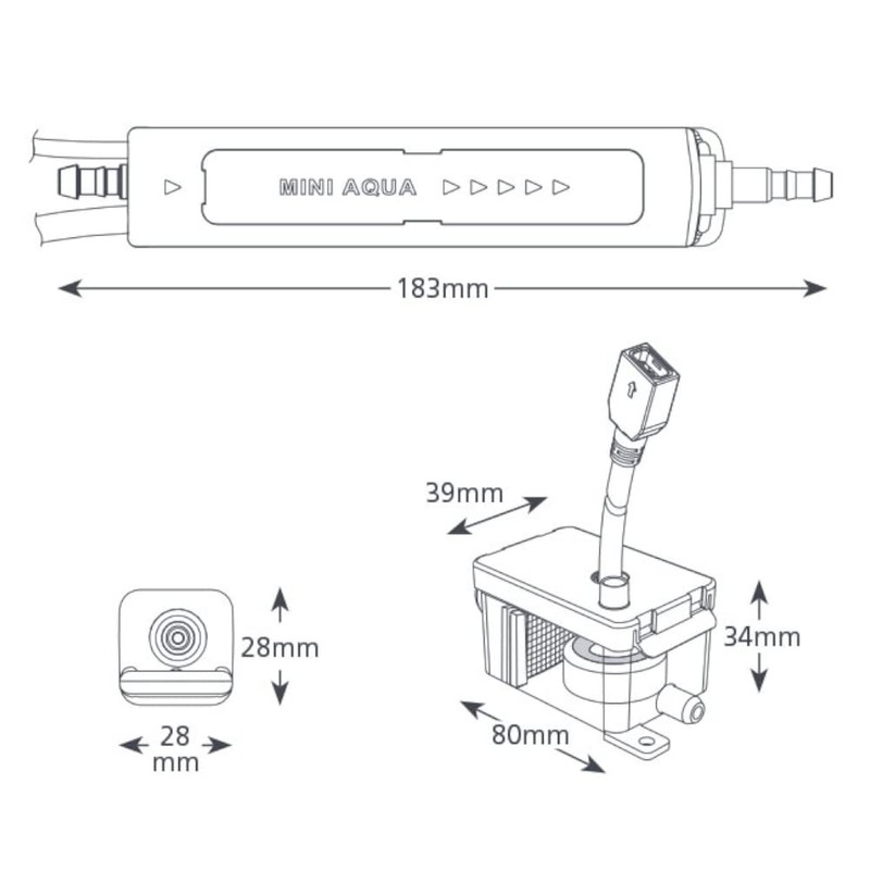 Silent + Mini Aqua Aspen Pumps FP3326 Condensation Pump 19