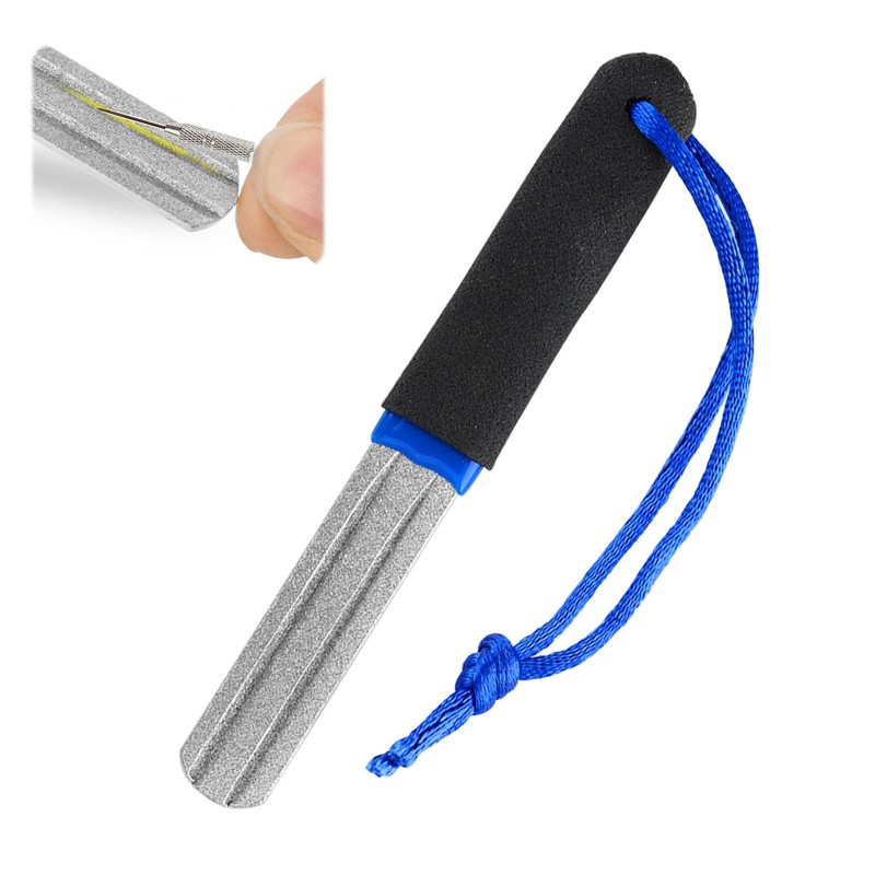 NHBETYS V-Groove Dart Sharpener Precision Double Sided Diamond Grinding File