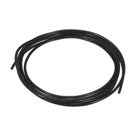 sourcing map Pneumatic Air Tubing, 4mm OD x 2.5mm ID 3 Meter (118 Inch) PU Polyurethane Air Compressor Tubing Hose Pipe Black