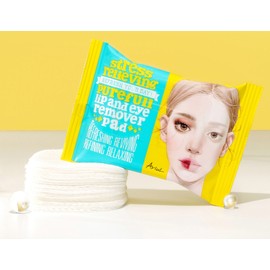 아리얼 스트레스 릴리빙 퓨어풀 립앤아이 리무버 패드 30p, 55g, 2개 Ariel Stress Relieving Purifying Lip & Eye Remover Pads 30 pcs, 55g, 2 packs, 55g × 4개