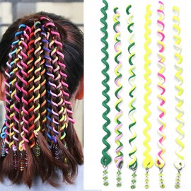 ZEVONDA Women Girl Hair Braider - Hair Styling Twister Clip Elastic Hair Rope Hair Braiders Tool Hair DIY Accessories 6 PCS/Set