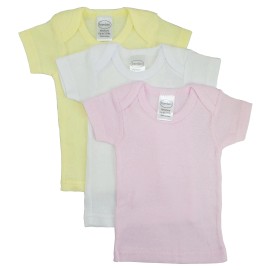 UD_Girls Pastel Variety Short Sleeve Lap T-shirts - 3 Pack 057s
