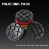 Roxx Tools 7PCS Resin Diamond Floor Polishing Pads 3" Grit