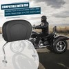 DSISIMO Detachable Passenger Backrest Sissy Bar With Back Rest Pad