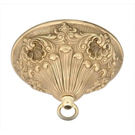 B&P Lamp® Victorian Style, Brass Canopy, 5 1/2" Dia., Polished & Lacq.