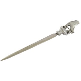 Cavagnini, Elegant Stainless Steel Pewter Letter Opener with Gift Box