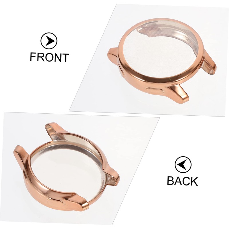 BIUDECO Anti-Scratched TPU Case for Transparent Plating Stylish Watch Shell