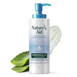 Nature's Aid Moisturizing Skin Gel: After Sun Care Aloe Vera Gel Extract. Cooling, Hydrating, Absorbs Quickly - Sunburn Relief. True Natural Skin Therapy with A Boost of Hydration. Multipurpose Skincare (125ml)