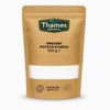 Organic Potato Starch-Certified Organic, Non-GMO, Vegan, No Additives, No Preservatives, Resealable Bag by Thames Organic 500g