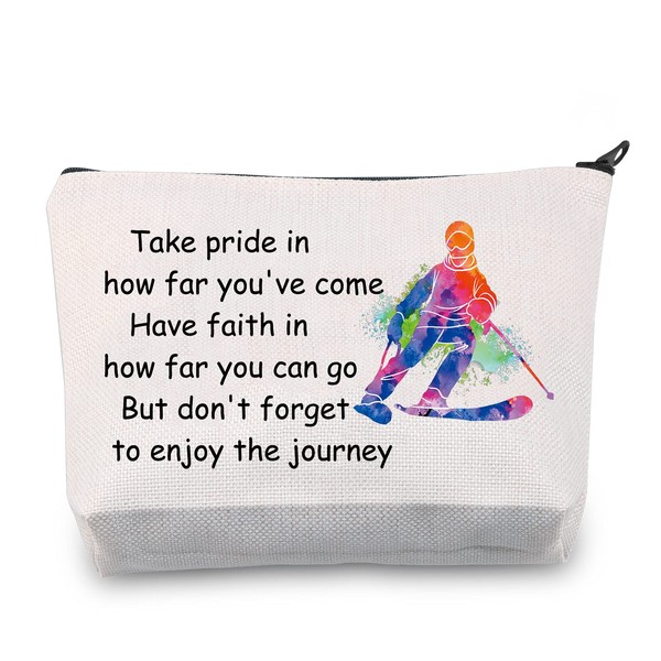 BNQL Skiing Gifts Skiing Bag Cosmetics Skiing Lover Gifts Skiing