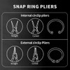 Snap Ring Pliers Set, 4 in 1 Internal External Circlip