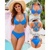 Jolefille Bikini Sets for Women Two Piece Tummy Control Swimsuits