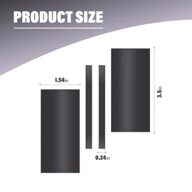 60Pack 4.5" Magnetic Hinge Mask, Flexible Door Hinge Covers for Painting, Door Hinge Paint Covers fit for Commercial and Office Doors Paint Tool