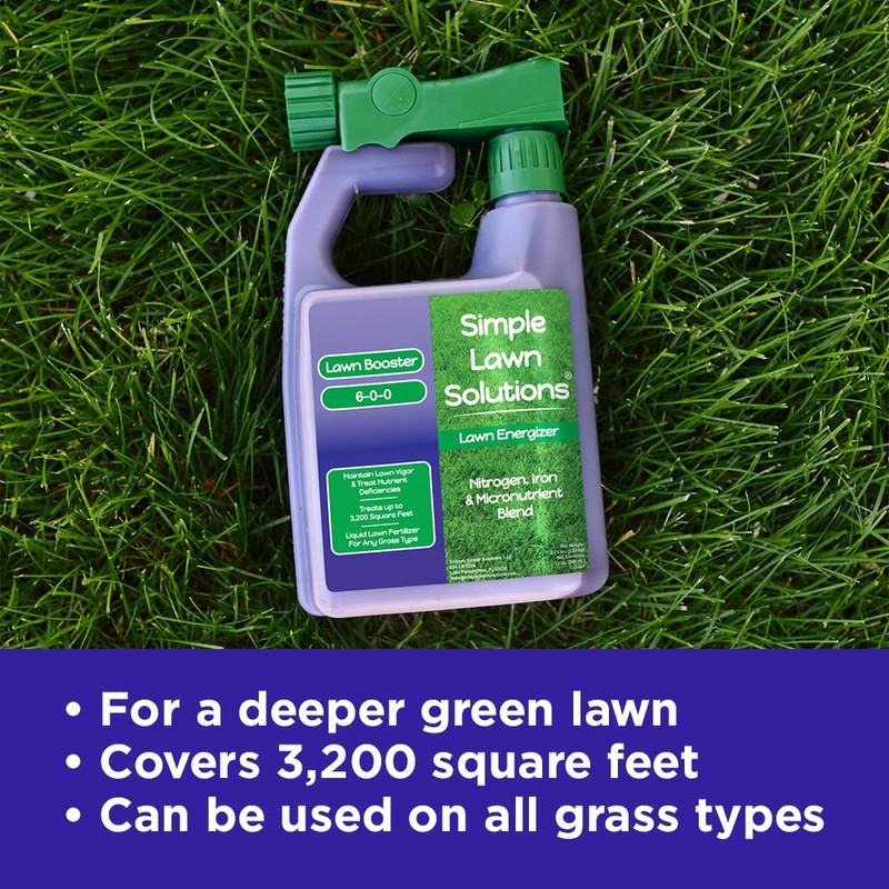 Commercial Grade Lawn Fertilizer with Iron- Liquid Fertilizer Spray- Nitrogen