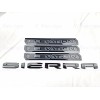 GMC 4PCS Gloss black Door Rear Elevation Sierra Emblems Badge