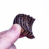 Crescent Bronze Double-Sided Optical Illusion Puzzle