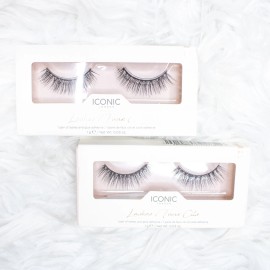 Iconic London Main Character False Lashes Long Faux Minx Eyelashes 2 PACK