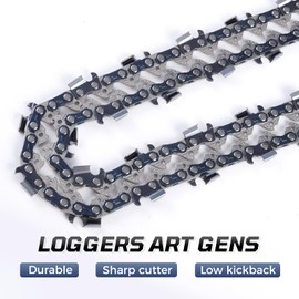 3-Pack 20 Inch Chainsaw Chain 325" Pitch 050" Gauge 78 Drive Links Compatible with Echo CS-490/440, Craftsman S205/CMXGSAMY462S, PP4620AVX, Milwaukee M18 FUEL - 20BPX78CQ, M78, Y78