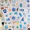 Pack of 100 Boys Stickers for Baby Shower, Newborn Stickers,