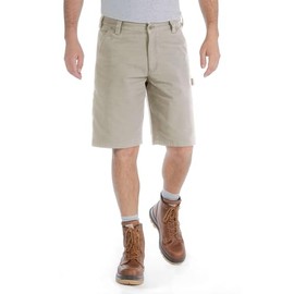Carhartt mens 11" Rugged Flex Rigby Work Utility Shorts, Tan, 34 Regular US