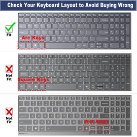 Keyboard Cover for 2024 2023 Lenovo Ideapad Flex 5 5i 15.6" 16", IdeaPad Slim 5 5i 15" 16", Lenovo Yoga 7 7i 15.6 16, Yoga Slim 7/IdeaPad Slim 7 15.6, Ideapad 3/Ideapad 5 15.6 17.3, ideaPad 3i 15