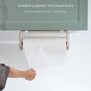 simpletome Kitchen Roll Holder One Hand Pull Adaptive Tension Arm
