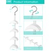 Purse Hanger for Closet - Rotating Handbag Hanging Hook Bag