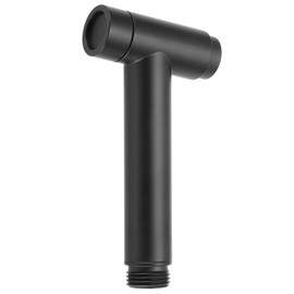 uxcell Handheld Bidet Sprayer for Toilet, Metal Bathroom Sprayer Kit Water Pressure Sprayer for Kitchen Bathroom Toilet Flushing Washing, Black