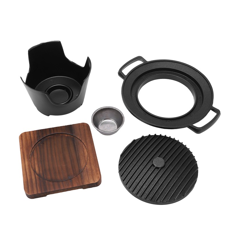 Mini BBQ Grill Set Anti Stick Food Grade Material Tabletop