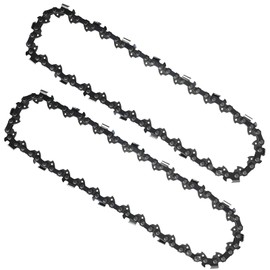 Opuladuo 2PC 8 Inch Replacement Chain for RYOBI P4360 RY43160 P4361, 8 in. Pole Saw Chain for WORX WG349.9 WG349-3/8" - .043" - 33 DL