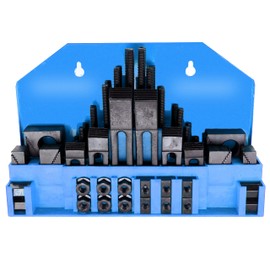 HFS (R) Hold Down Clamp Clamping Set Kit for Bridgeport Mill (1/2'' Slot 3/8'' Stud) - Durable Tool Steel, Easy Installation, Wide Application