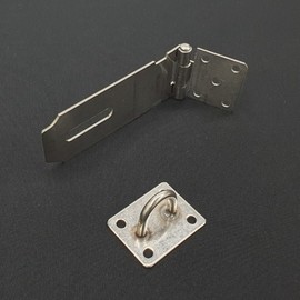 Stainless Steel Padlock Hasp 4-inch Stainless Steel Hasp 2ea