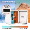 VEVOR Mini Fridge,10L/12 Can Luxury Skin Care Refrigerator, Small Beverage