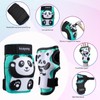 kcayony Kids Knee Elbow Wrist Pads Set for Boys Girls