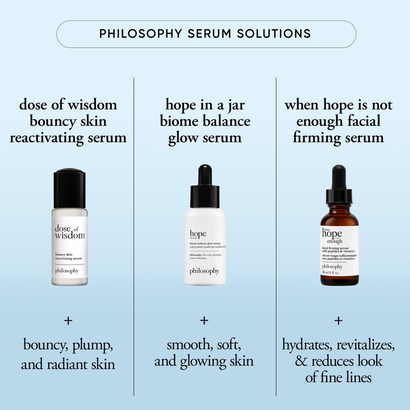 philosophy when hope is not enough facial firming serum -