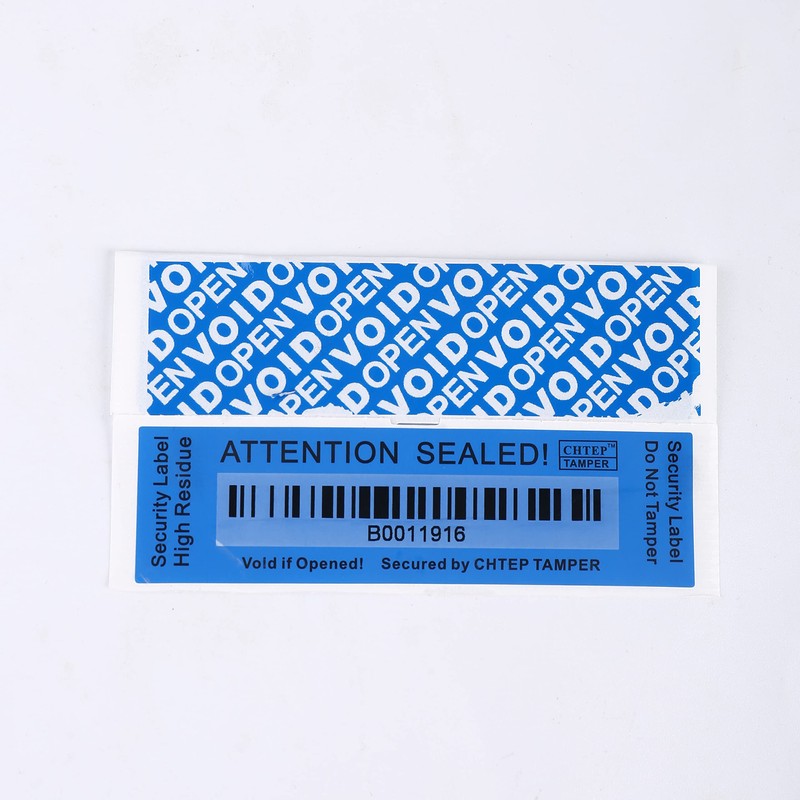 100PCS Tamper Evident Stickers, 100% High Residue Tamper,Evident Security Warranty