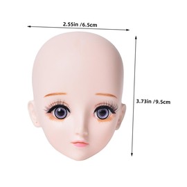 Minkissy Beginner-friendly Eyelash Perming Tool Practice Makeup Kit Lash Extension Training Head Mold