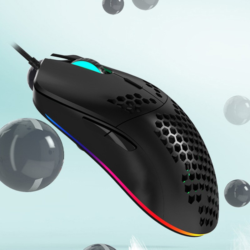 AJAZZ Wired Mouse Gaming Ultralight DPI Adjustable 7 Key Computer