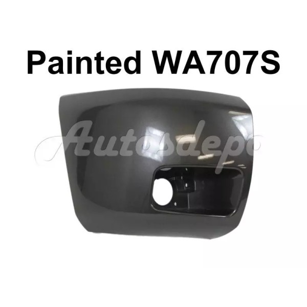 Unbranded Painted WA707S Front Bumper End Cap RH For 2010-2012