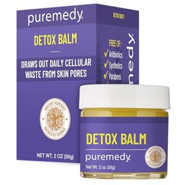 Puremedy Detox Balm, Organic Herbal Skin Treatment with Elderflower and Calendula