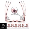 REAVEE 3 Pack Oversized Square Reading Glasses Oprah Style for