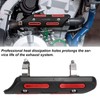 Exhaust Pipe Heat Protector ABS Universal Anti-scald Lightweight Stylish Design