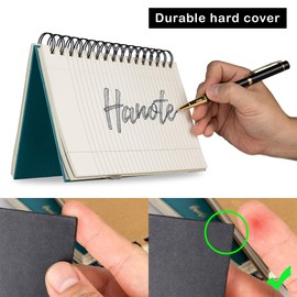 HANOTE Spiral Notebooks Composition Notebook College Ruled Paper 3 Subject (5.5x8.5)