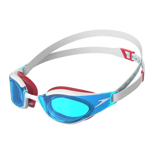 Speedo Unisex Adult Fastskin Hyper Elite Swimming Goggles, Blue/White, One Size