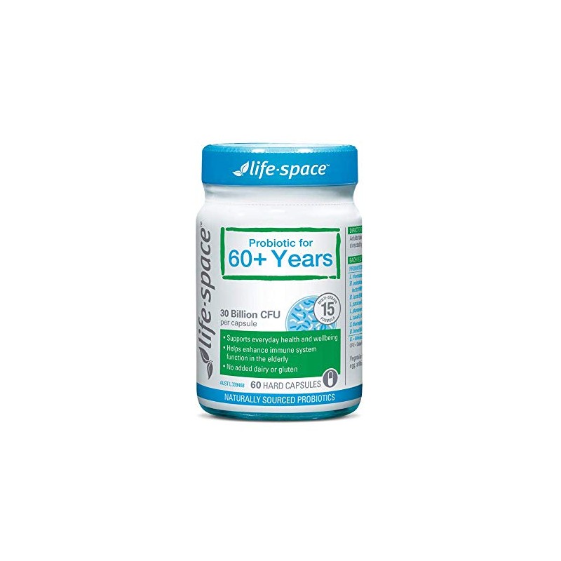 Life Space Probiotic Capsules for 60+ Years, 60 count
