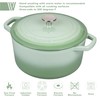 VORRINGARD Enameled Cast Iron Dutch Oven Pot with Lid, for