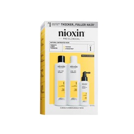 Nioxin Kit 1 de Crecimiento de Cabello, para Cabello Natural con Cada Moderada (3 Piezas Shampoo 150ml  Acondicionador 150ml  Tratamiento 50ml)       